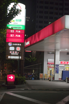 加油站 中國(guó)石油 中國(guó)石化