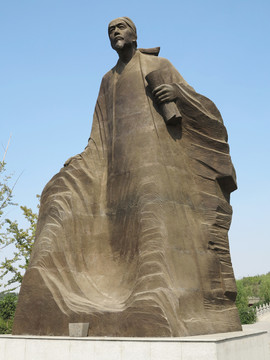 杜甫塑像