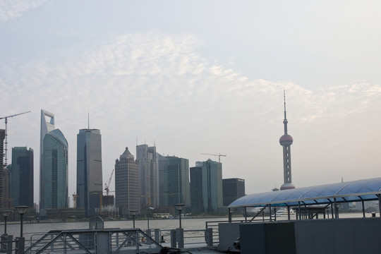 上海外灘 外灘港口 浦江 碼頭
