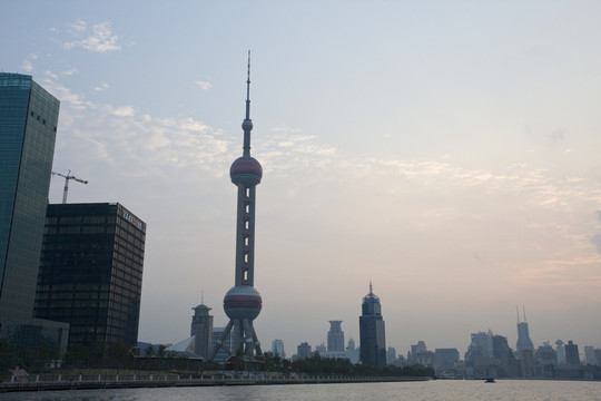 上海外灘 外灘港口 浦江 碼頭