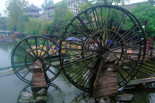 黃龍溪湖里代水車