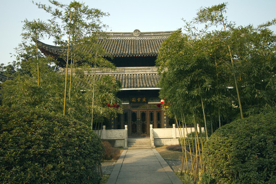 園林 中國(guó)元素 古鎮(zhèn) 中式建筑