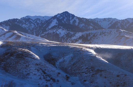 高原 雪原