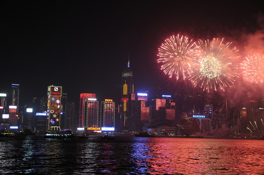 香港風光 維多利亞港