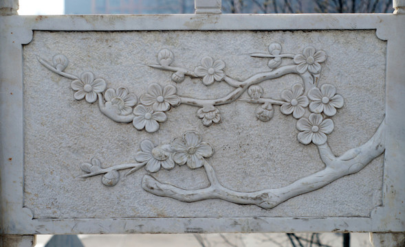 漢白玉 雕花 欄桿
