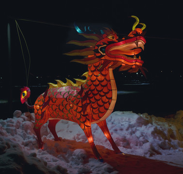 花燈 吉祥 麒麟 元宵節(jié) 新春