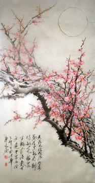 國(guó)畫(huà)紅梅