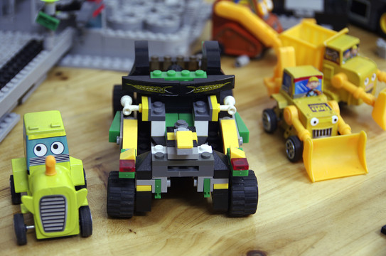 拼裝 積木 玩具車(chē) 益智玩具