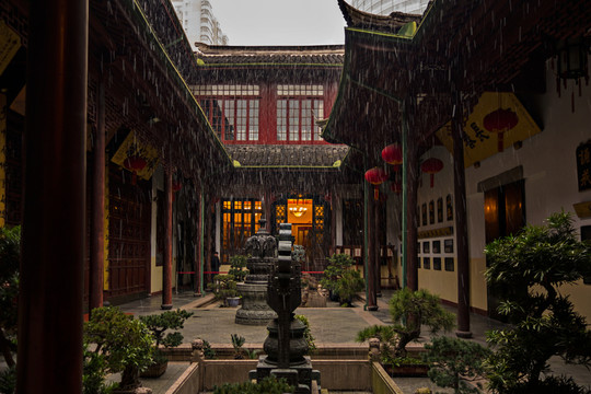 玉佛寺瑞雪