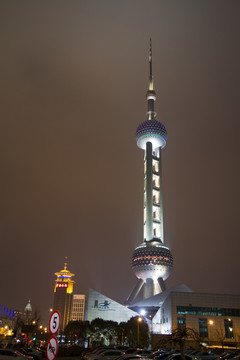 上海 陸家嘴 夜景 東方明珠