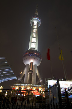 上海 陸家嘴 夜景 東方明珠