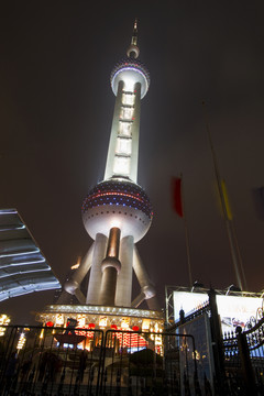 上海 陸家嘴 夜景 東方明珠