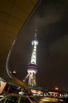 上海 陸家嘴 夜景 東方明珠