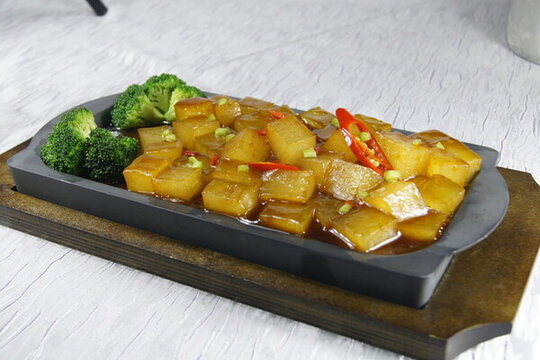 鐵板煎涼粉