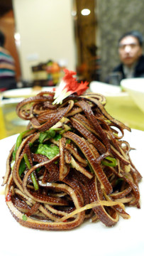 豆腐絲 餐飲 美食 餐桌 餐具