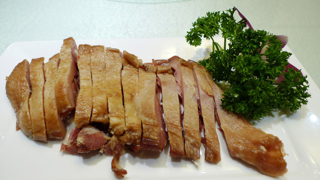 鹽水鴨 餐飲 美食 餐桌 餐具