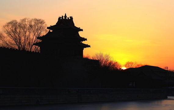 角樓夕照