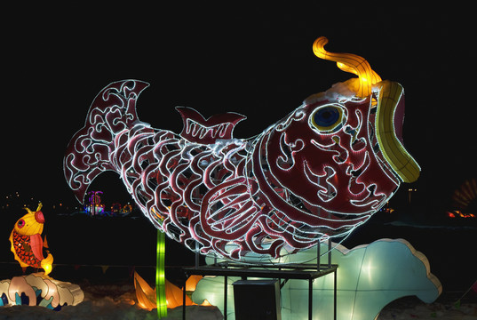 大魚 小魚 花燈