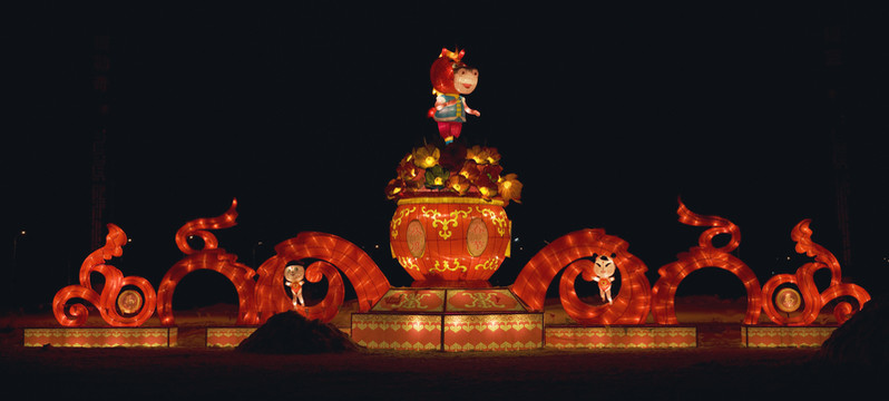 花燈彩燈 張燈結(jié)彩 鬧元宵 燈
