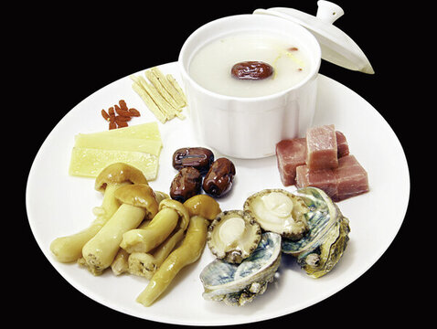 松茸菌燉鮮鮑