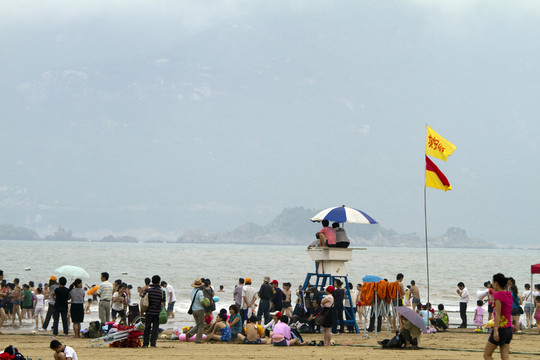 浙江 朱家尖 南沙海濱 海邊