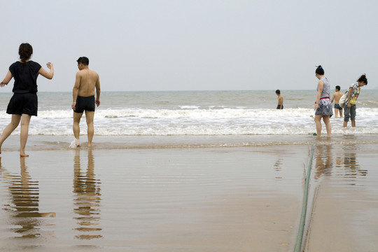 浙江 朱家尖 南沙海濱 海邊