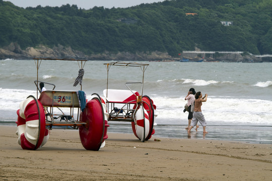 浙江 朱家尖 南沙海濱 海邊