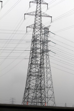 電塔 電纜 工業(yè) 電線 高壓電