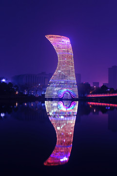 嘉興南湖夜景（超大高清攝影）