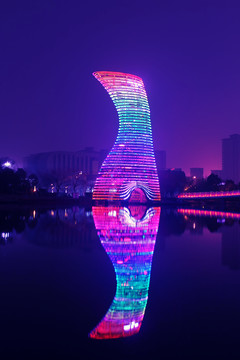嘉興南湖夜景（超大高清攝影）