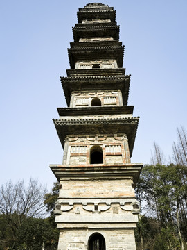 敬亭山雙塔