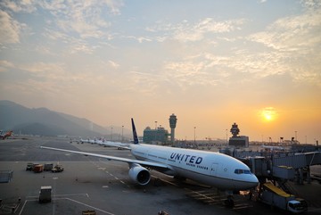 中國香港機場飛機