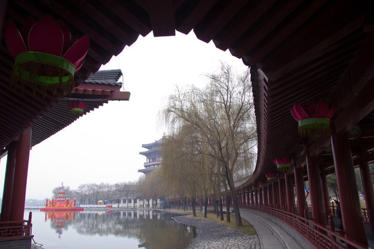 大唐芙蓉園仿古建筑