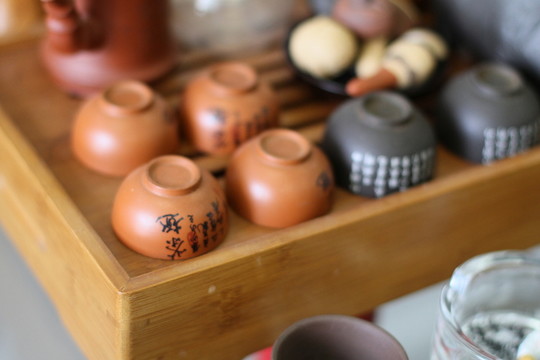 紫砂茶杯 茶道 茶具 東方元素