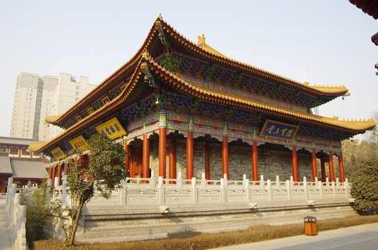 陜西西安大興善寺古寺廟