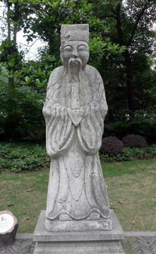 徐光啟墓 石人