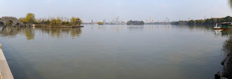 嘉興南湖全景