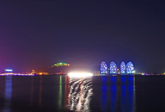 三亞鳳凰島夜色