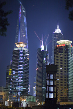 上海 浦東 現(xiàn)代建筑 夜景
