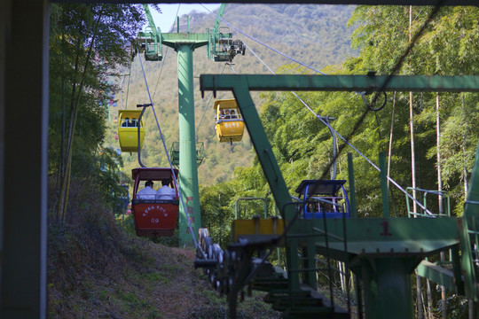 索道 纜車 天目湖 南山 竹海