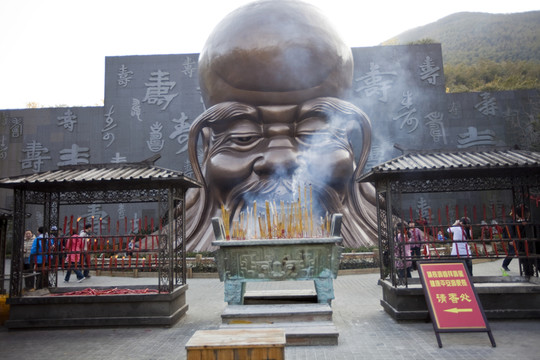 天目湖 南山竹海 老壽星 雕像