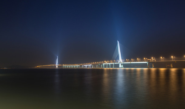 深圳灣大橋夜景