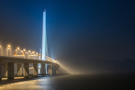 深圳灣大橋夜景