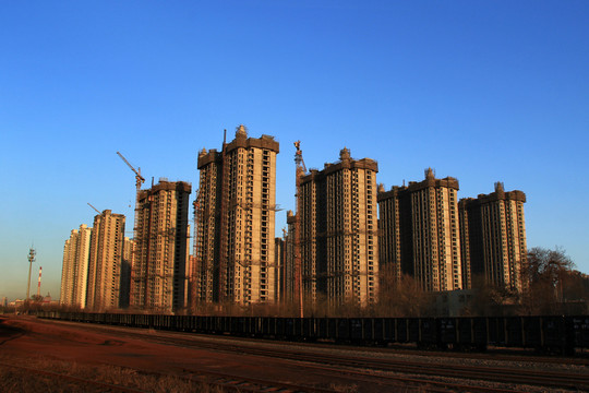建設(shè)中的住宅樓