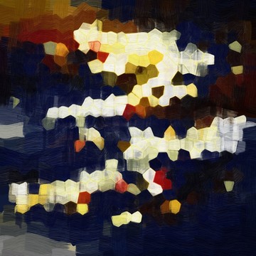 抽象油畫