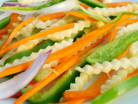 青椒蘿卜土豆絲