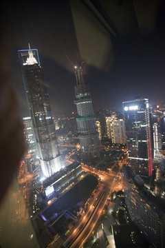 上海 浦東 陸家嘴 夜景 都市
