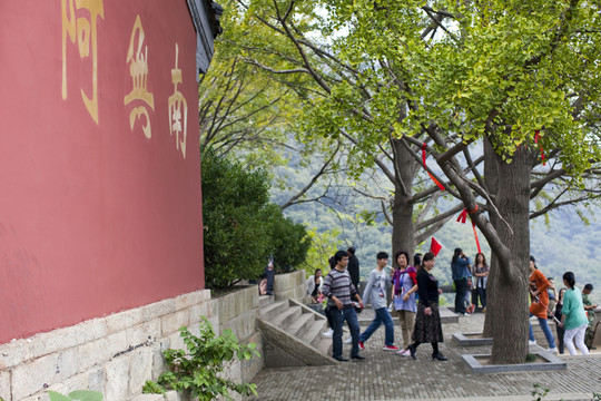 寺廟建筑 花果山 古跡 海寧寺