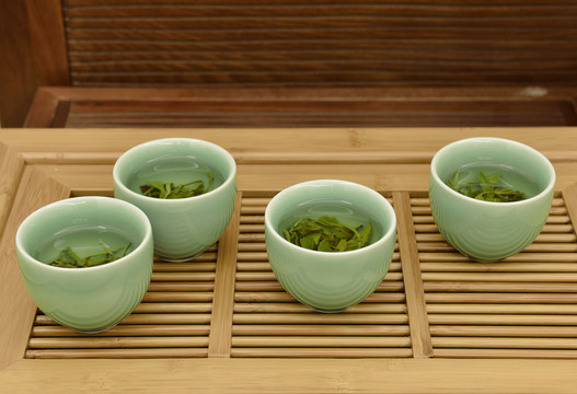 綠茶 碧螺春 青瓷 茶葉 茶道