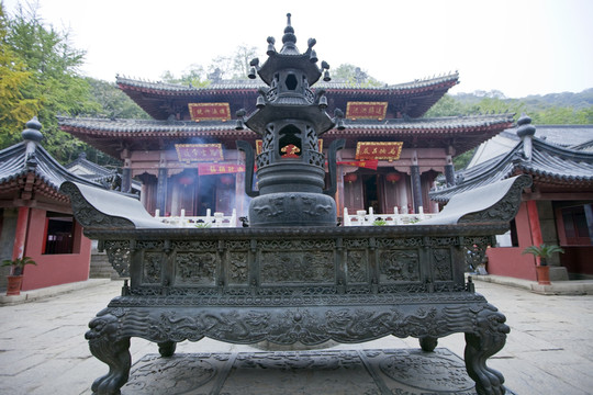 寺廟建筑 花果山 古跡 海寧寺